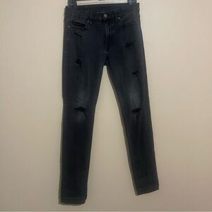 American Eagle Distressed Men’s Slim Jeans in Black